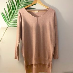 Mauve sweater cozy and perfect with leggings